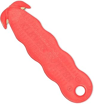 San Jamar Klever Kutter Safety Cutter, 3 Razor Blades, 1